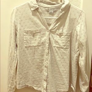 White sweater for summer